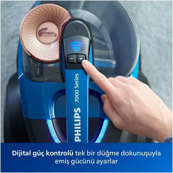 Philips FC9749/07 Powerpro Max Toz Torbasız Süpürge Mavi - Resim 2