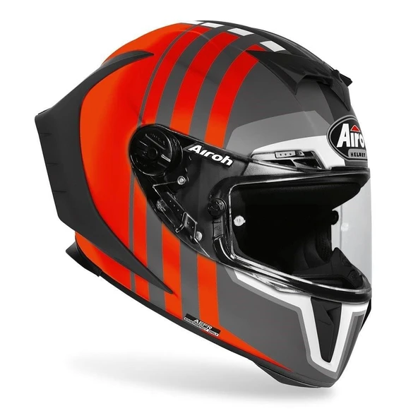 AIROH GP550 S SKYLINE ORANGE MATT KASK - Resim 2