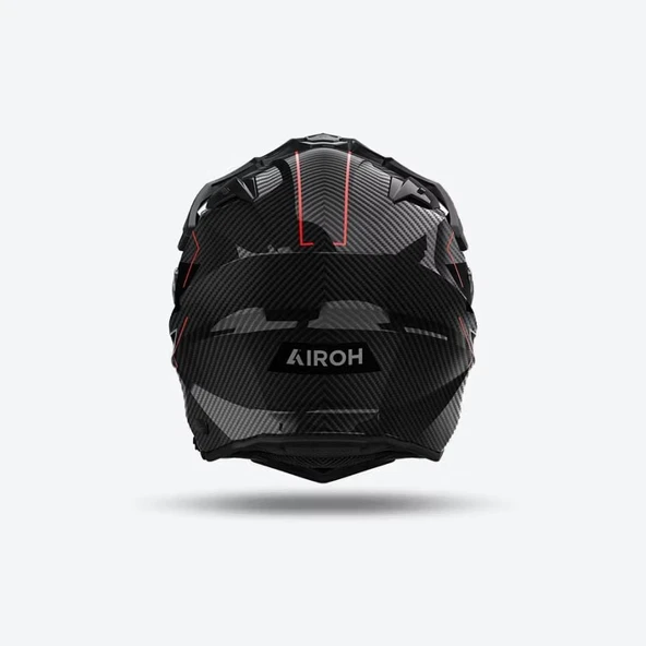 AIROH COMMANDER 2 CARBON STYLISH KASK - Resim 3