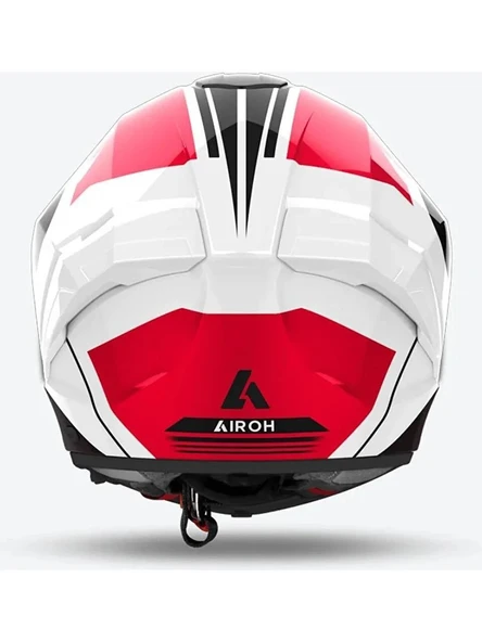 AIROH MATRYX THRON RED GLOSS KASK - Resim 3