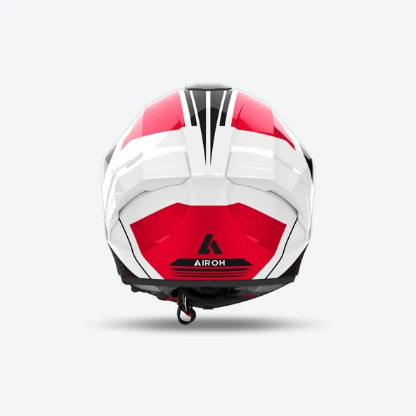 AIROH MATRYX THRON RED GLOSS KASK - Resim 4