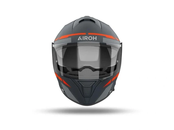 AIROH SPARK 2 SPINNER ORANGE MATT KASK - Resim 4