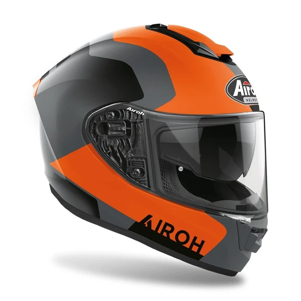 AIROH ST.501 DOCK ORANGE MATT KASK - Resim 2
