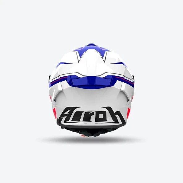 AIROH SPARK 2 DART BLUE RED GLOSS KASK - Resim 3