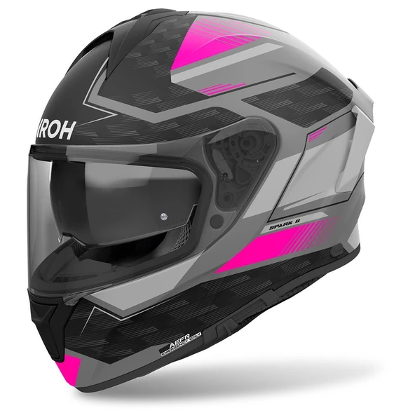 AIROH SPARK 2 ZENITH PINK MATT KASK - Resim 2