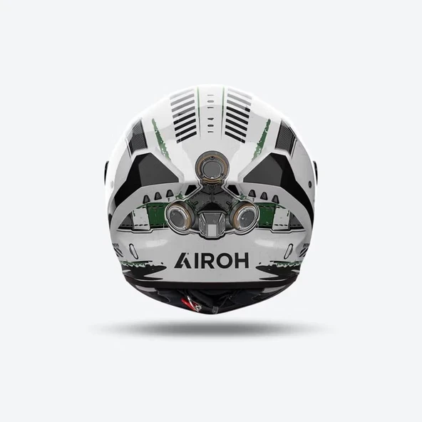 AIROH CONNOR ALLIGATOR GLOSS KASK - Resim 3