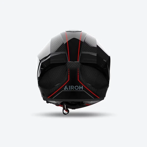 AIROH MATRYX CARBON STYLISH GLOSS KASK - Resim 3