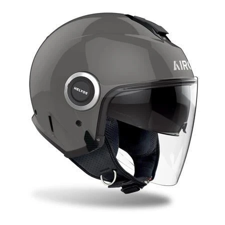AIROH HELYOS DARK GREY GLOSS KASK - Resim 3