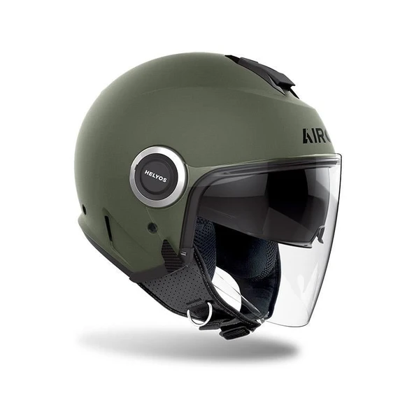 AIROH HELYOS MILITARY GREEN MATT KASK - Resim 3