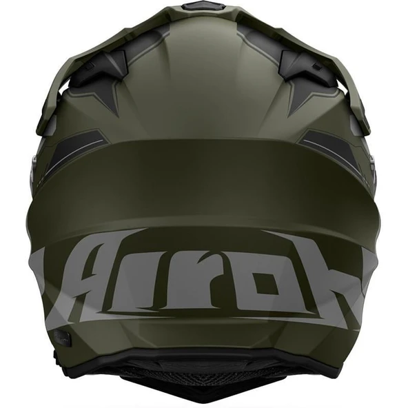 AIROH COMMANDER 2 REVEAL MILITARY GREEN KASK - Resim 4