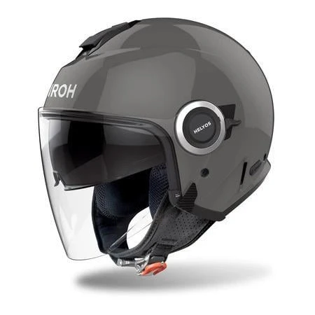 AIROH HELYOS DARK GREY GLOSS KASK - Resim 2
