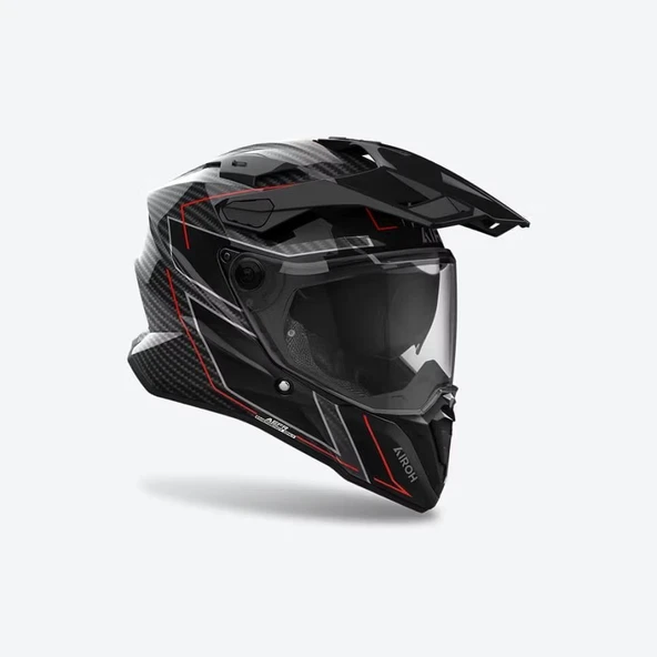 AIROH COMMANDER 2 CARBON STYLISH KASK - Resim 2