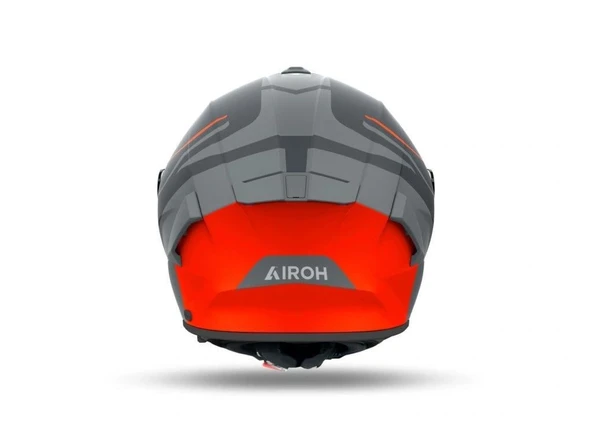 AIROH SPARK 2 SPINNER ORANGE MATT KASK - Resim 5