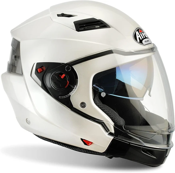 AIROH EXECUTIVE COLOR WHITE GLOSS KASK - Resim 2
