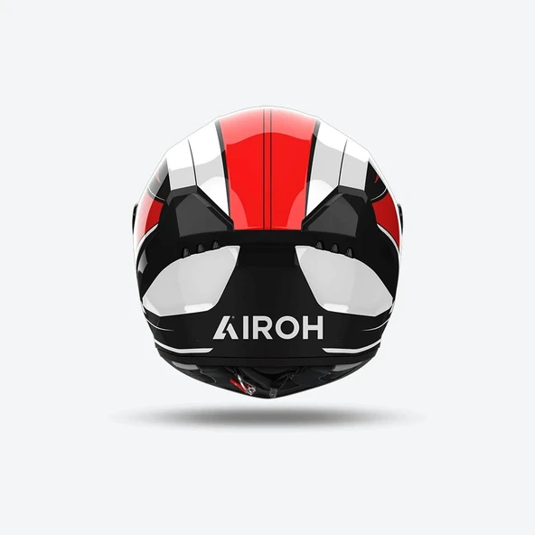 AIROH CONNOR DUNK RED GLOSS KASK - Resim 2