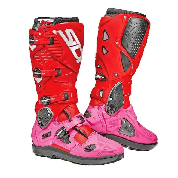 SIDI CROSSFIRE 3 SRS LTD PEMBE KIRMIZI ürün görseli