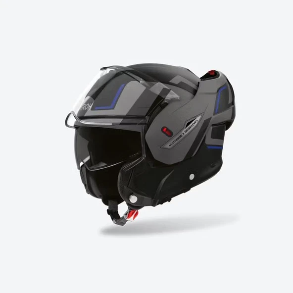 Aıroh Mathısse Iı Genıus Blue Matt Kask - Resim 2