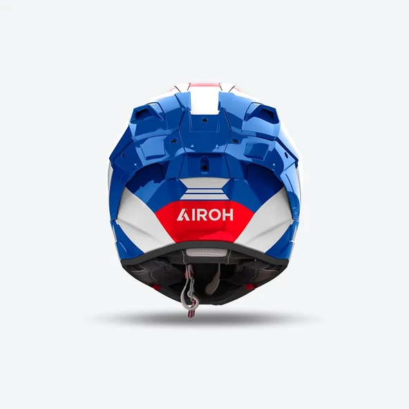 Aıroh Gp 800 Competıtıon Blue-Red Gloss Kask - Resim 3