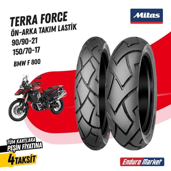 Suzuki v-strom 650 Mitas TERRA FORCE Takım Lastik 110/80-19 - 150/70-17 Set ürün görseli