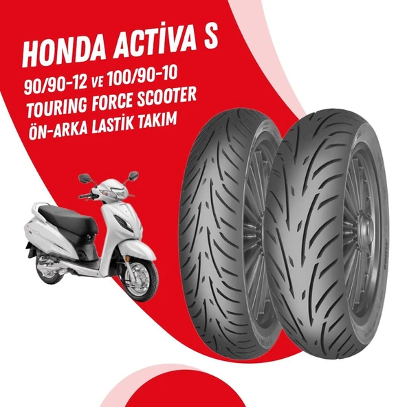 HONDA ACTİVA S MİTAS TOURING FORCE SC LASTİK TAKIMI ürün görseli