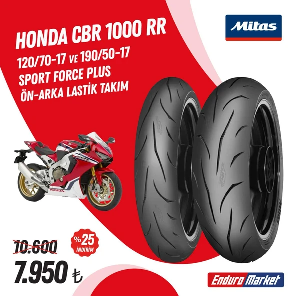 HONDA CBR 1000 RR MİTAS SPORT FORCE + LASTİK TAKIMI ürün görseli