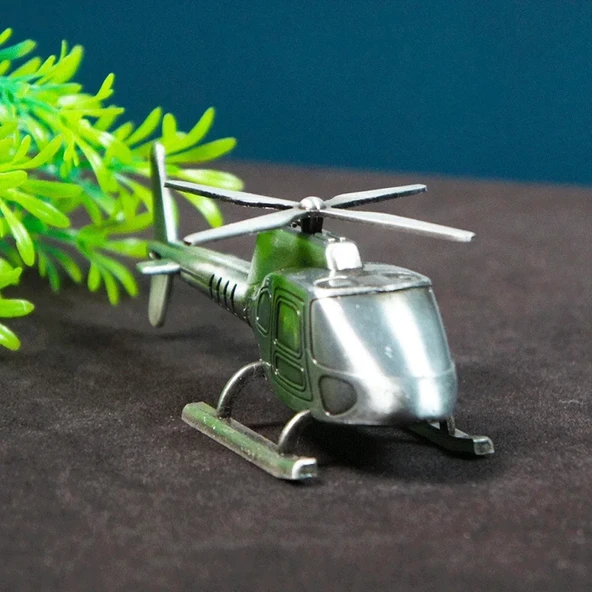 Dekoratif Metal Helikopter - 2