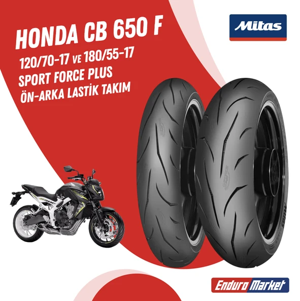 HONDA CB 650 F MİTAS SPORT FORCE + LASTİK TAKIMI ürün görseli