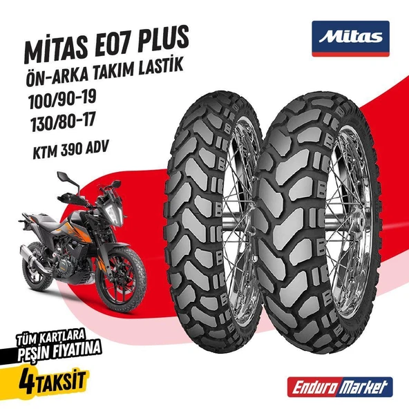 KTM 250 ADV  MİTAS E07+ LASTİK TAKIMI - Resim 2