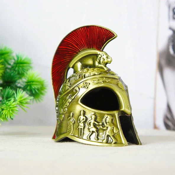 Metal Dekoratif Şövalye Miğferi - 4