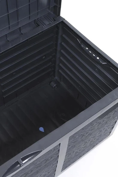 Omnipazar SO-BDS1 Tekerlekli Bahçe Depolama Sandığı 320 Litre Antrasit - 3