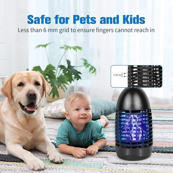 Fyc Elektrikli Böcek Öldürücü, Böcek Tuzağı Sinek Lambası, Uv Işıklı, Sivrisinek Lambası, Temizlik Fırçası, Sivrisinek Kapanı, Sinek Kapanı, Böcek... - Resim 4