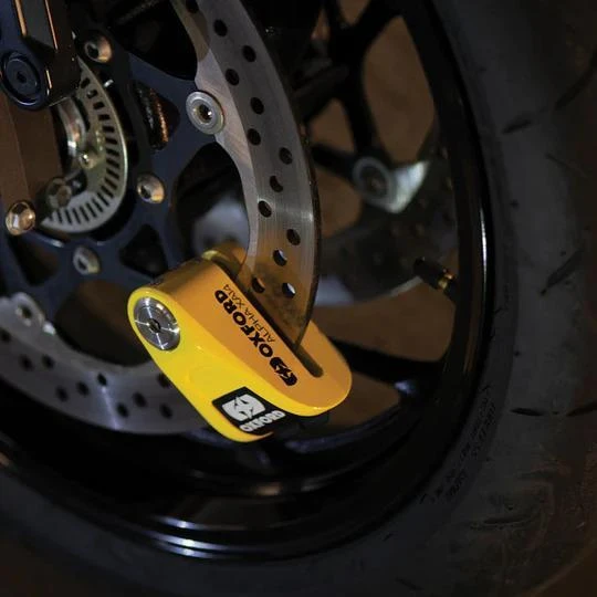 OXFORD ALPHA XA14 ALARMLI DİSK KİLİDİ SARI - Resim 4