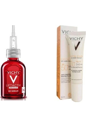 Vichy Liftactiv Specialist B3 Serum 30 ml + Capital Soleil Uv Age Daily Spf 50 15 ml - 1
