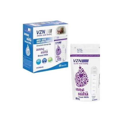 Vzn Süt Saklama Poşeti 20'li
