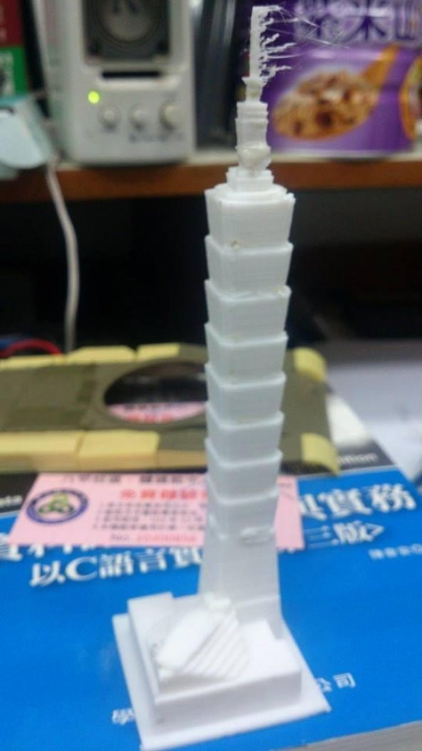 Taipei 101 - Basit Versiyon (1/3333) Plastik Aparat - 5