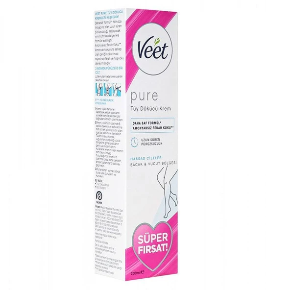 Veet Pure Tüy Dökücü Krem 200ml Normal Ciltler ürün görseli 1