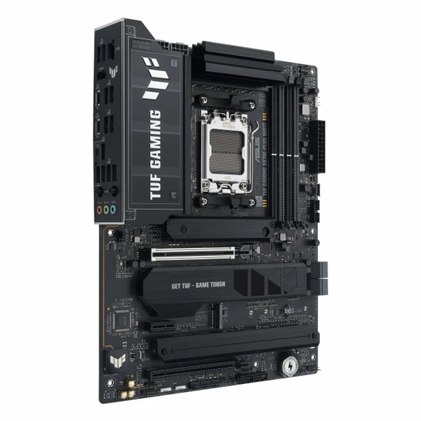 Asus TUF Gaming X870E-Plus WiFi7 DDR5 (8000MHz)OC M.2 HDMI/USB-C PCIe 5.0 AM5 ATX Anakart - Resim 3