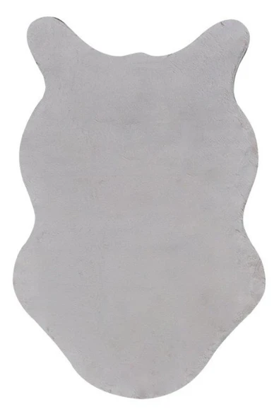 GÜMÜŞSUYU Deco Soft 15314 Gri Peluş Yıkanabilir Post Halı