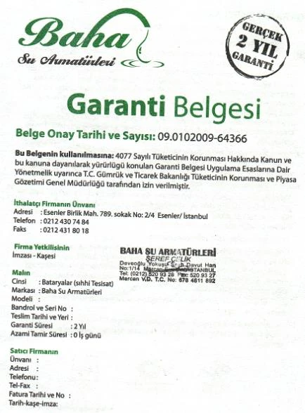 Baha Kuğu Mix Uzun Borulu Mutfak Lavabo Çeşmesi Filke Bataryası - 5