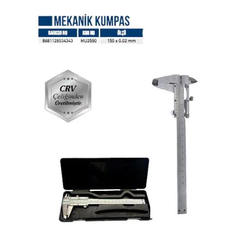 Bay-Tec Mekanik Kumpas 150 X 0.02 Mm Mu2550 - 3