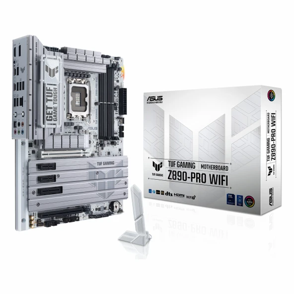 Asus TUF Gaming Z890-Pro WiFi DDR5 (9066MHz)OC M.2 HDMI/USB-C PCIe 5.0 1851P ATX Anakart ürün görseli