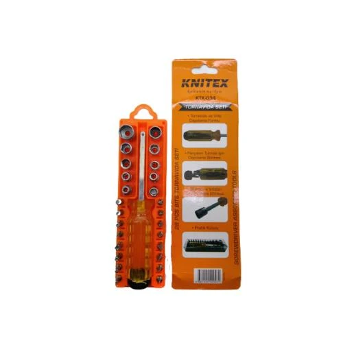 Knitex KTX-034 Bits Lokmalı Uç Tornavida Seti 28 Parça - 2
