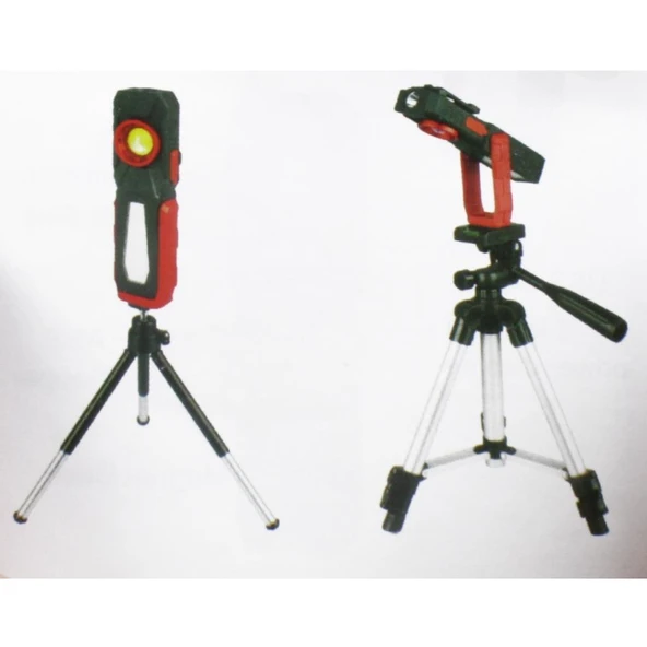 ARM Esen 148 Tripodlu Şarjlı Led Fener Powerbank 500 Lümen 10W - 3