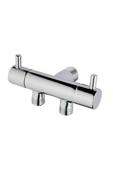 Tek-El P.D.S Çift Çıkışlı Dual Lüx Taharet Musluk 1/2 ve 3/8 - 2