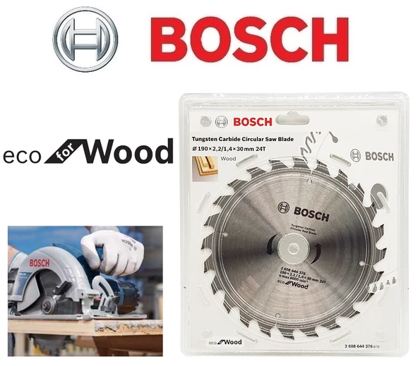 Bosch Eco For Daire Testere Ahşap Mdf Sunta Kesme Bıçağı 190mmx 2.2 24 Diş - 6