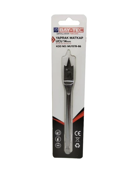 Bay-Tec MU1578-86 Yaprak Matkap Ucu 14 mm - 2