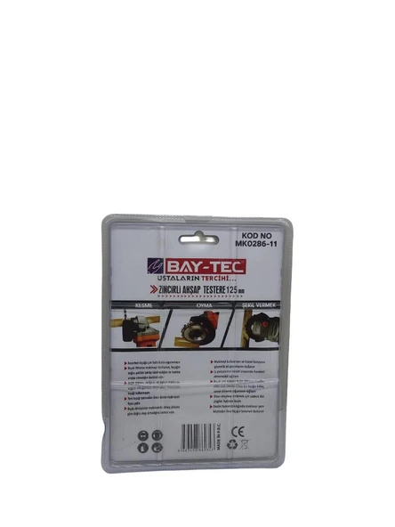 Bay-Tec Zincirli Ahşap Testere 125x22 mm MK0286-11 - 4