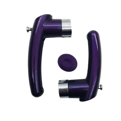 Çaydanlık Sapı Takımı Kulp Tutamak Seti Parlak Mor Yanmaz - Resim 3