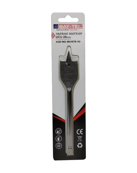 Bay-Tec MU1578-92 Yaprak Matkap Ucu 26 mm - 2