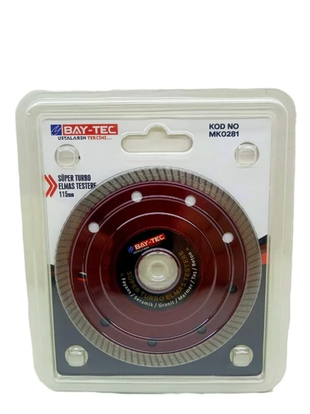 Bay-Tec Mk0281 Süper Turbo ELmas Testere 115mm - Resim 2